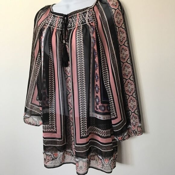 TanJay Boho Lightweight Tunic Top - Picture 3 of 10